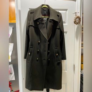 Karen Millen Double-breasted Wool Overcoat (NWOT)
